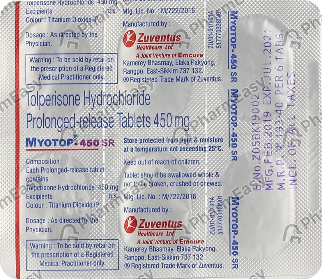 MYOTOP 450SR TAB 6`S