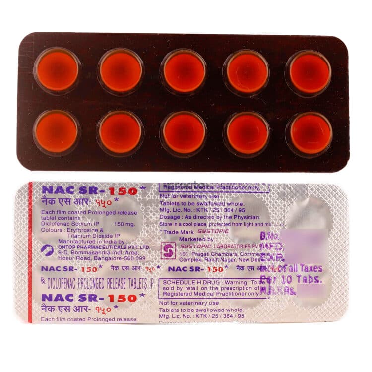 NAC SR 150MG TAB