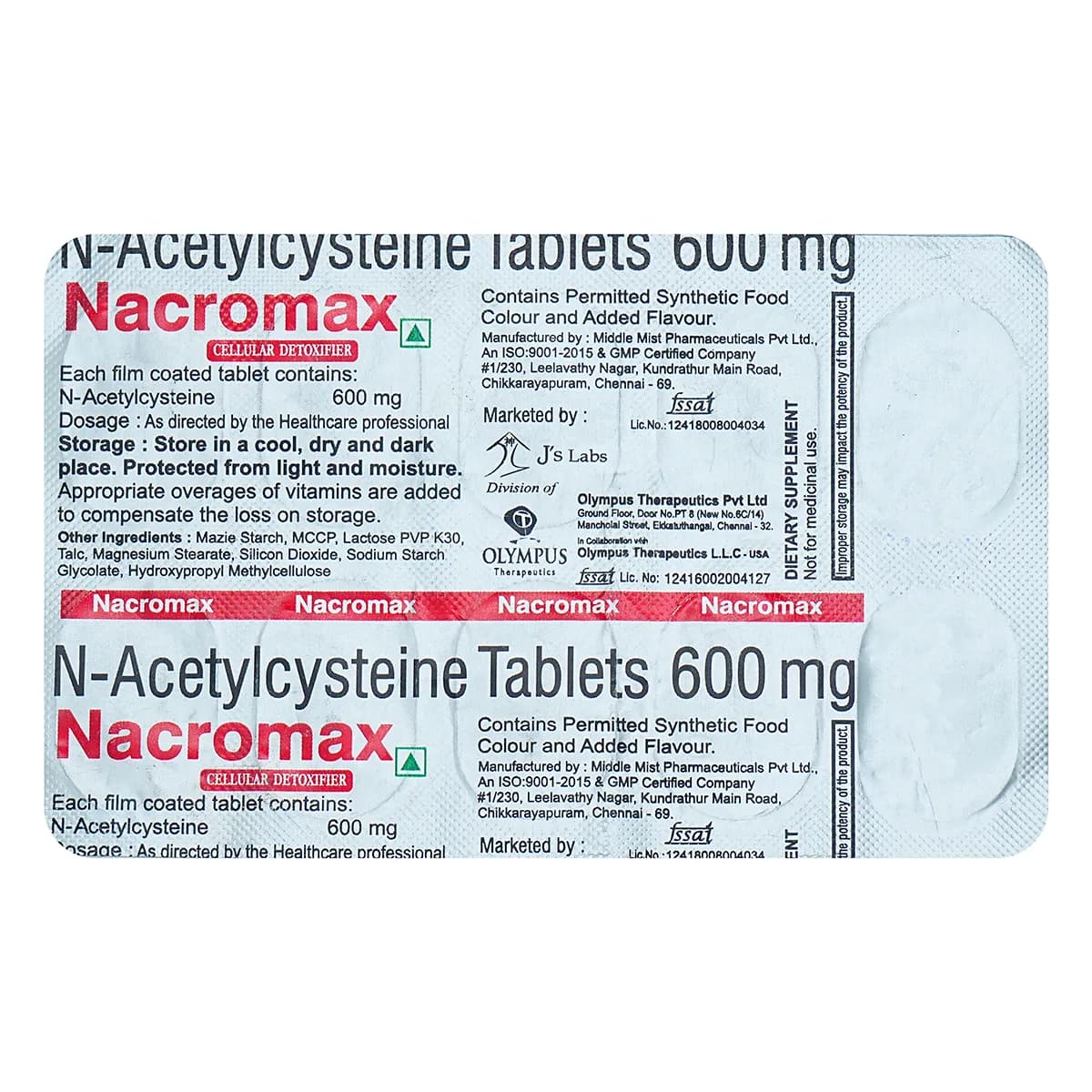 NACROMAX TAB