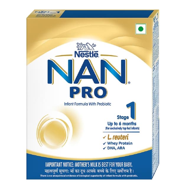 Nan Pro 1 Infant Formula Powder Refill Pack (Upto 6 Months)