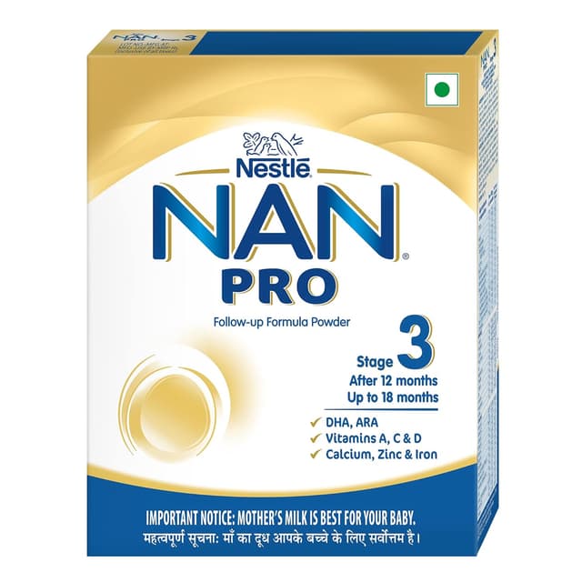Nan Pro 3 Follow Up Formula Powder (After 12 Months Upto 18 Months)
