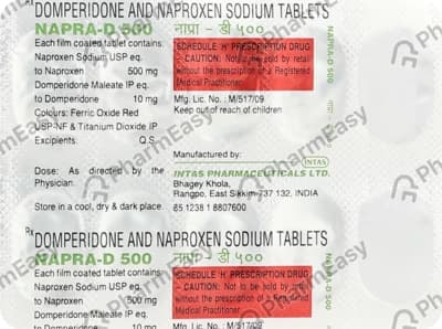 NAPRA D 500MG