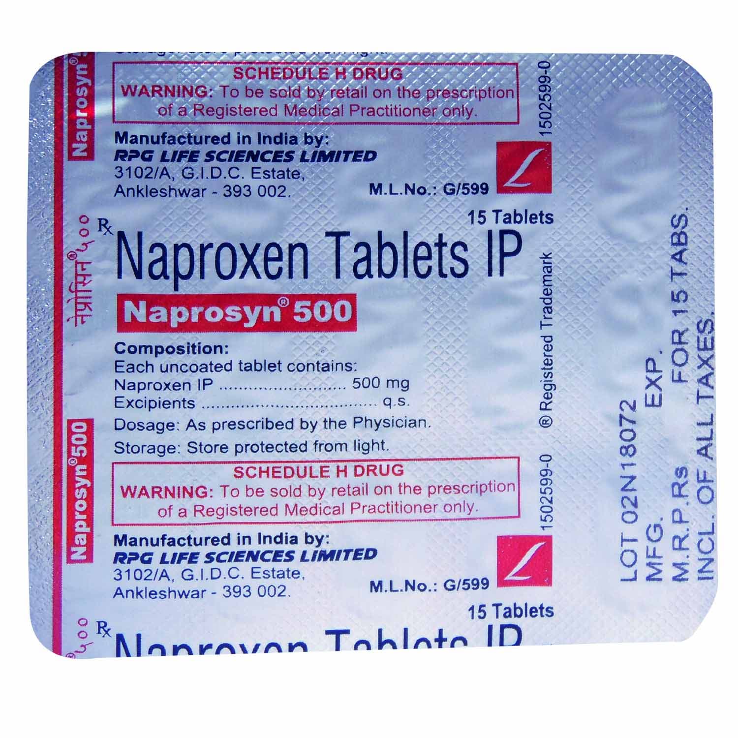 NAPROSYN D 500
