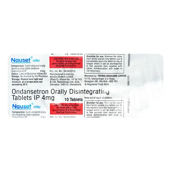 NAUSISET 4MG TAB
