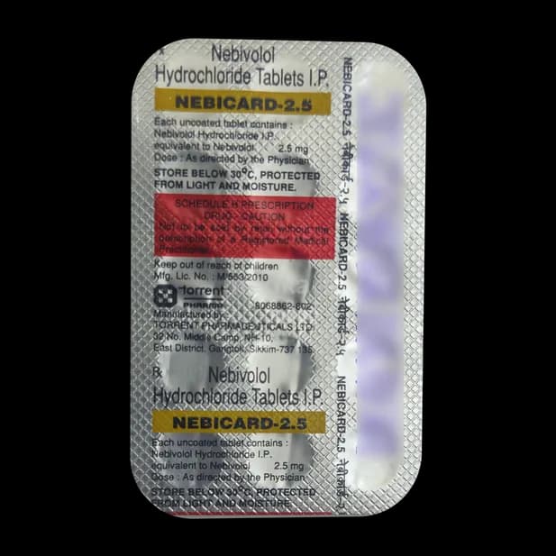 NEBICARD LN 2.5MG TAB