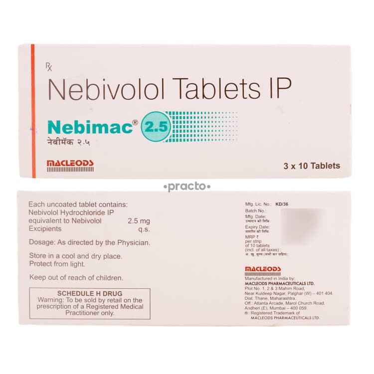NEBIMAC 2.5MG