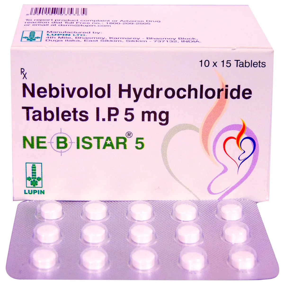 NEBISTAR LN 5MG TAB
