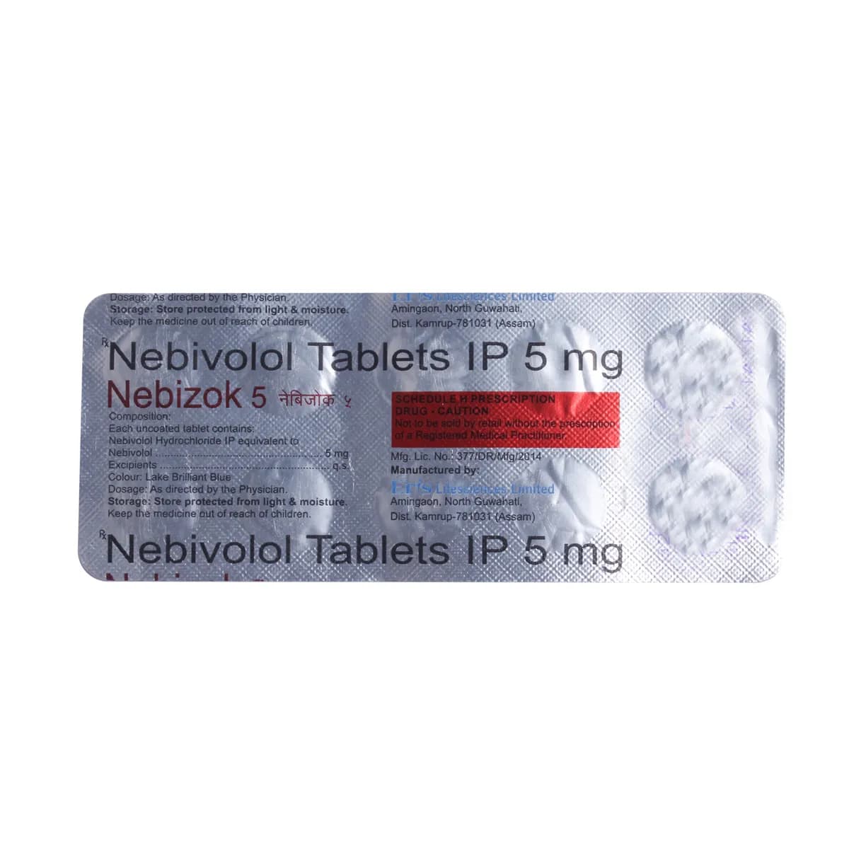 NEBIZOK 5MG TAB