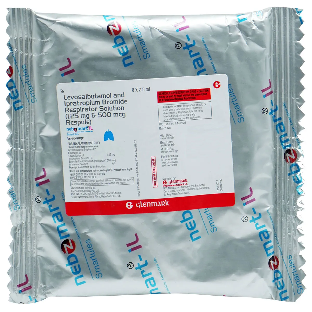 NEBZMART L 0.63MG SMARTULES