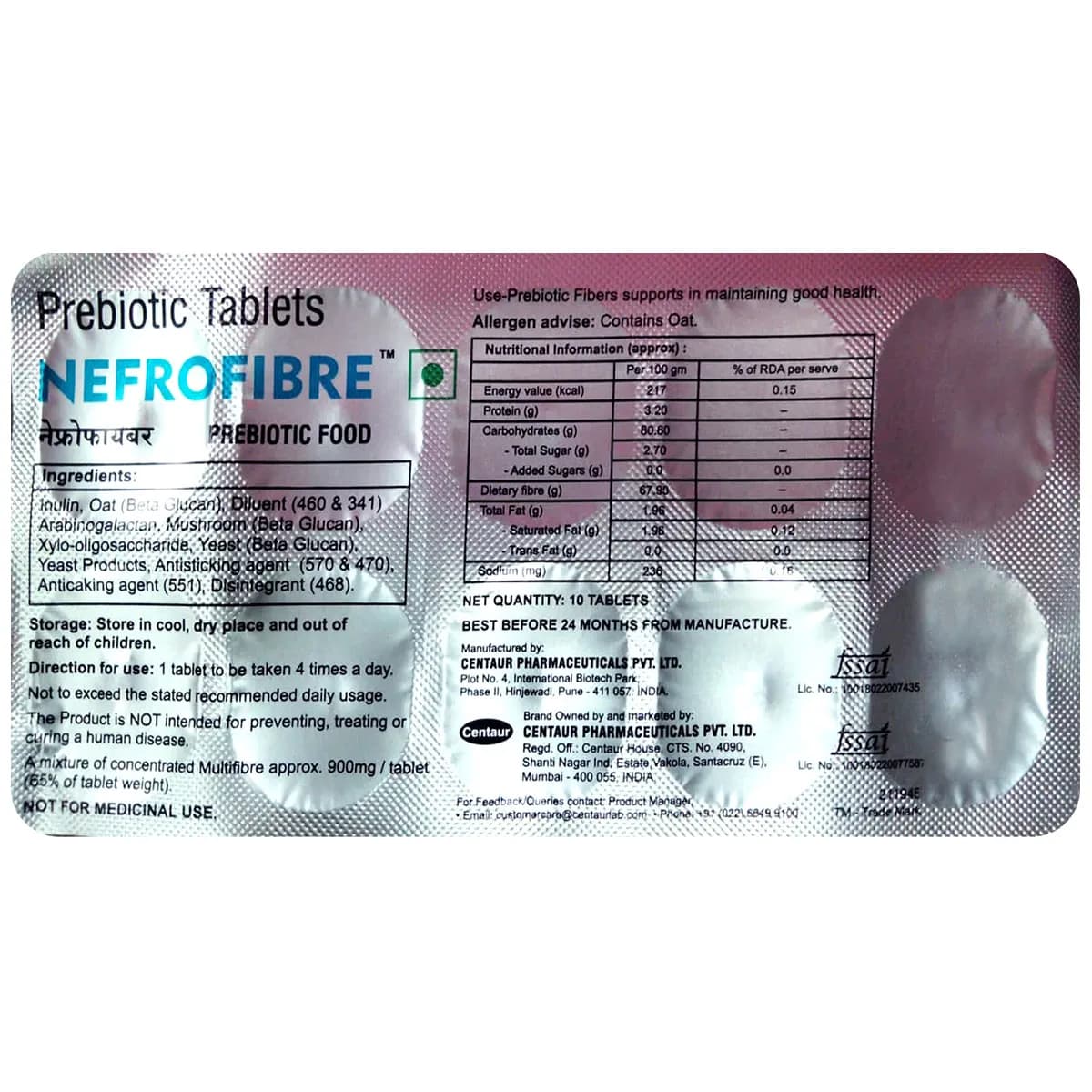 NEFROFIBRE TAB
