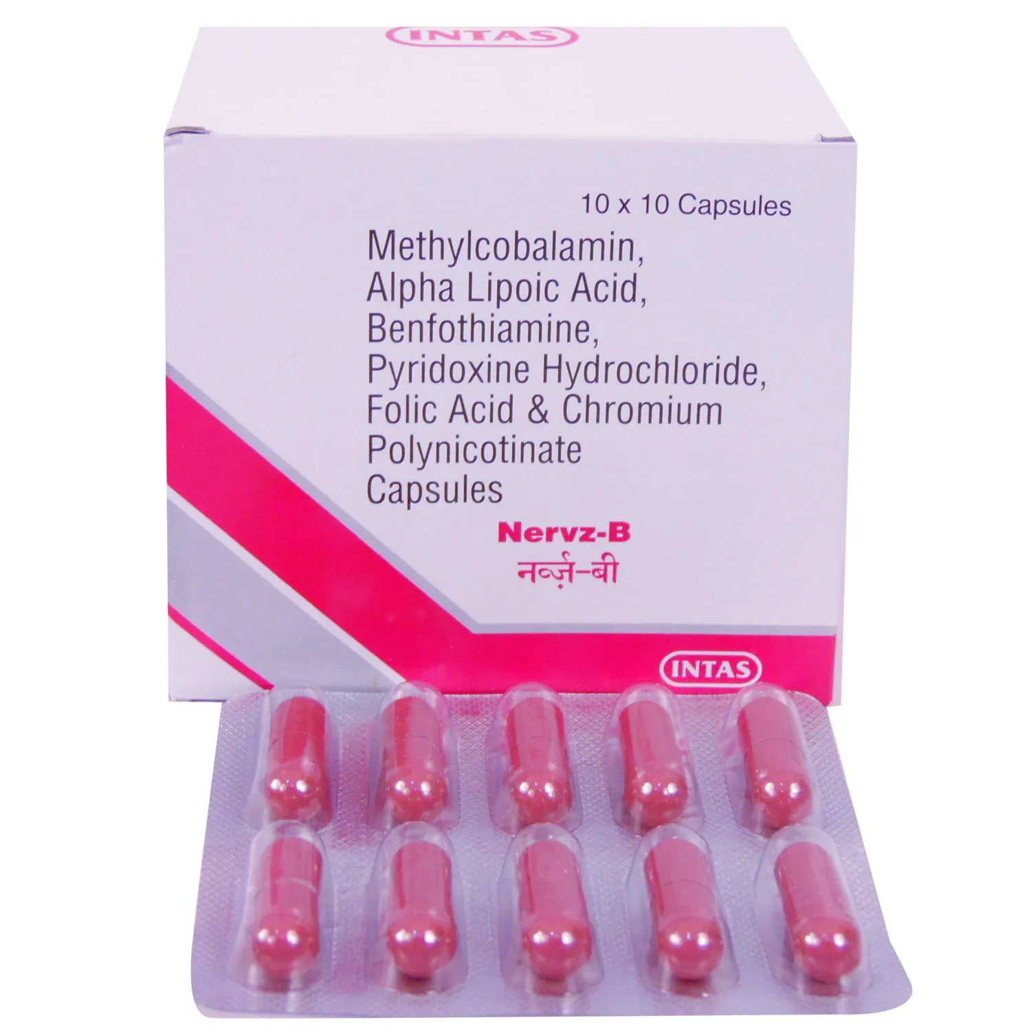 NERVZ-B CAP 10`S