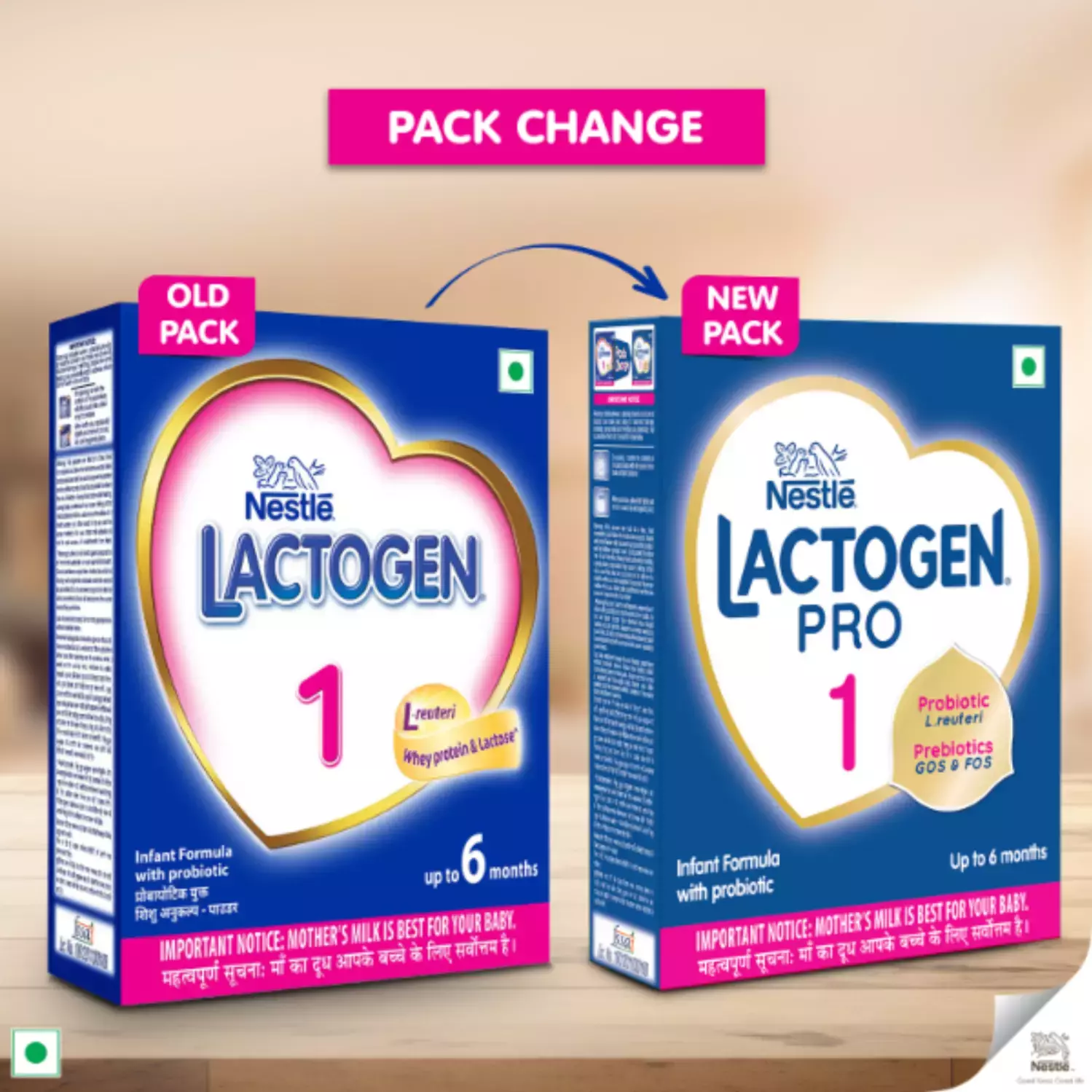 Nestle Lactogen Pro 1 Infant Formula Milk Powder Upto 6 Months