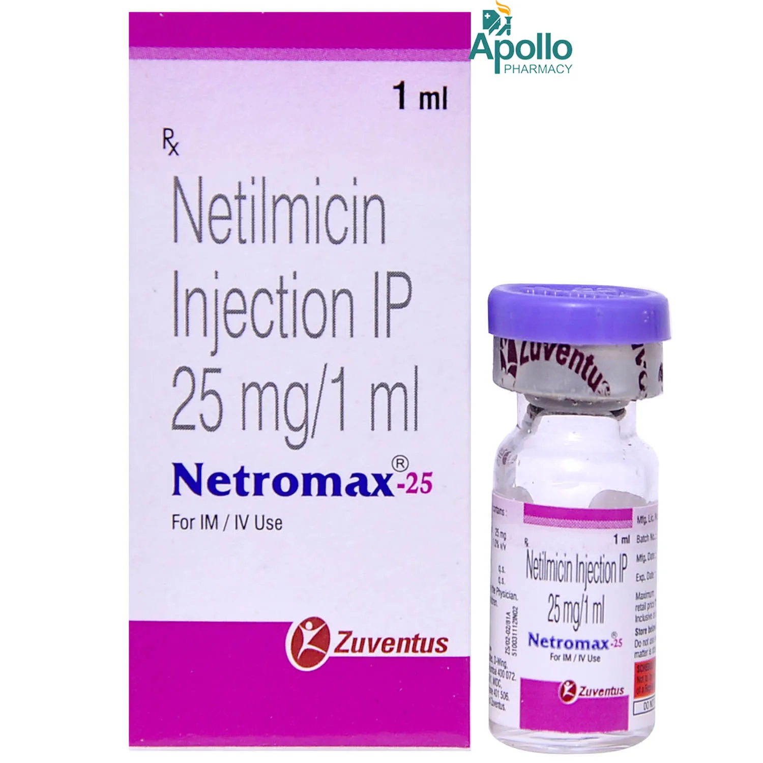 NETROMAX 150MG INJ 1VIAL 2ML