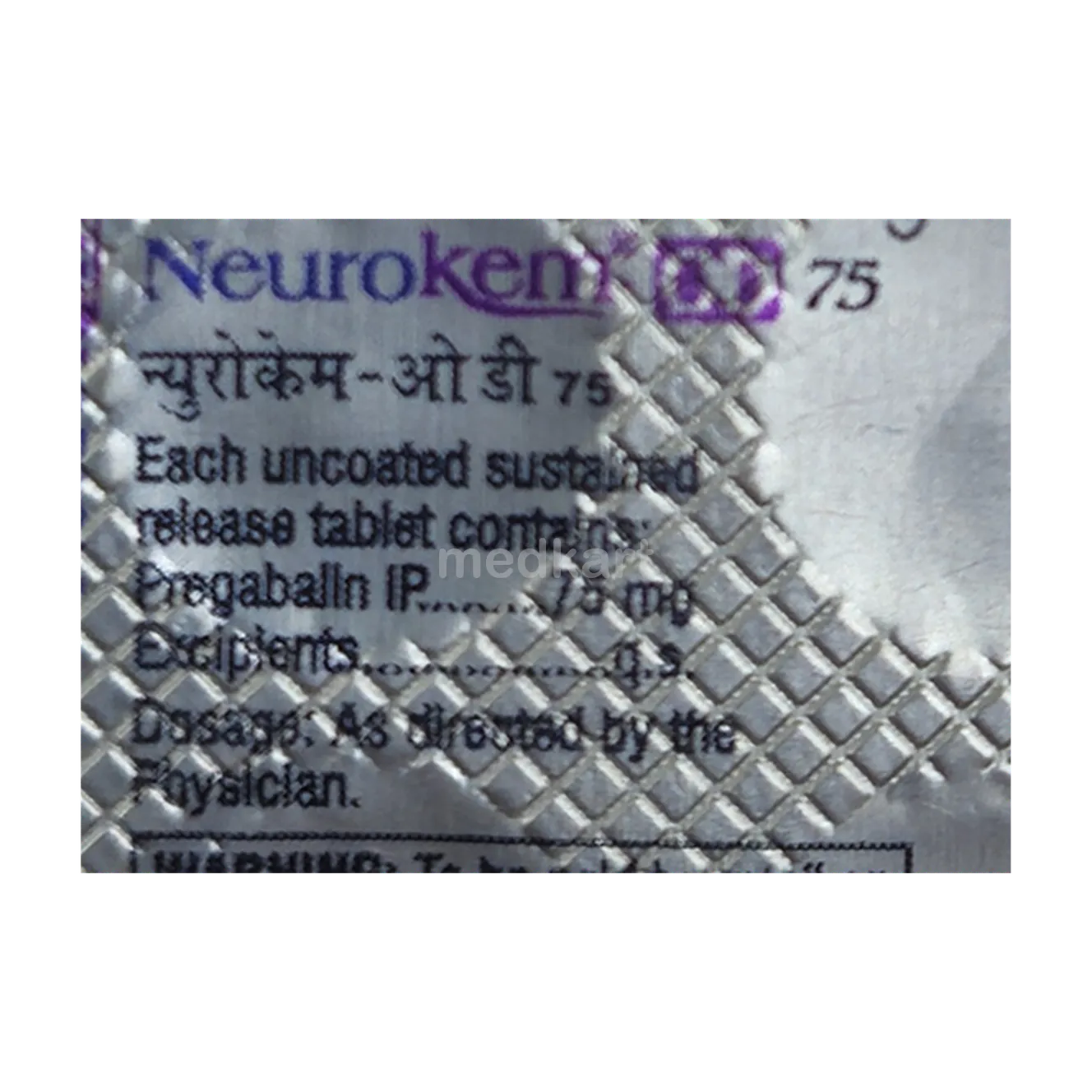 NEUROKEM OD 75MG TAB