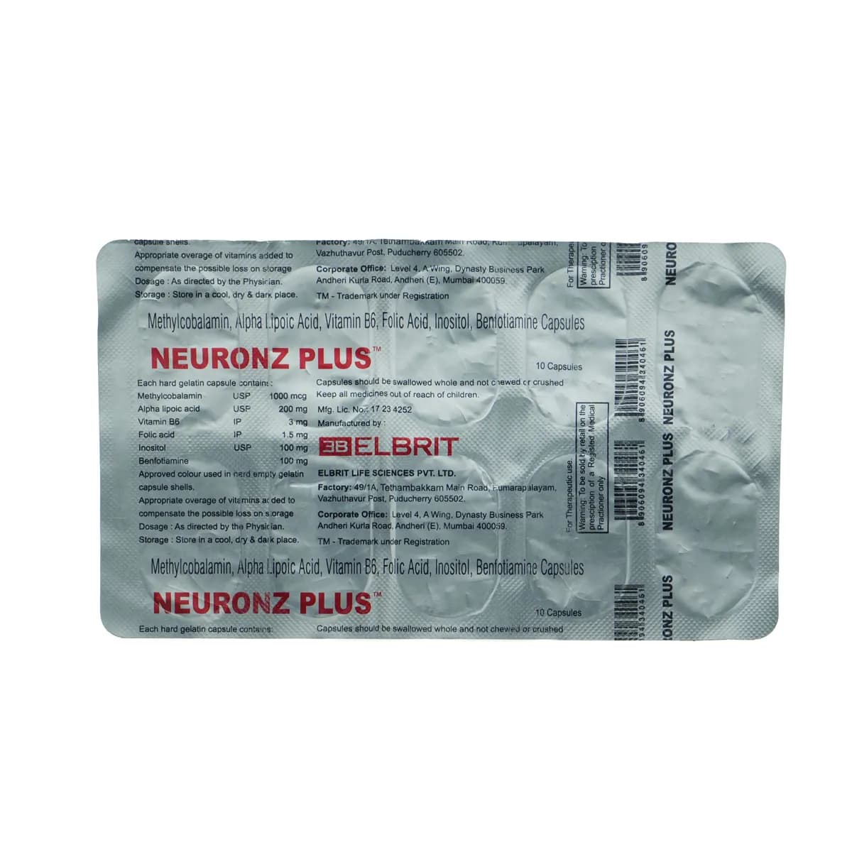 NEURONZ PLUS CAP