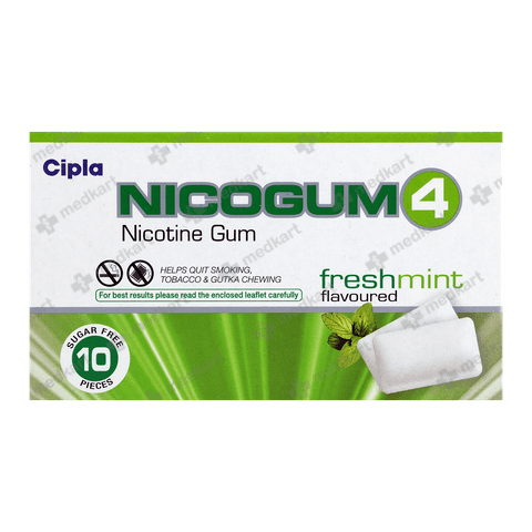 NICOGUM 4 MINT 12`S