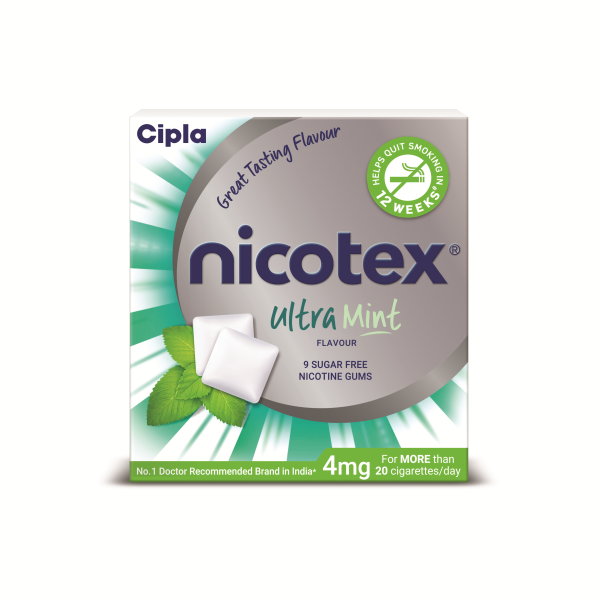 NICOTEX GUM ULTRA MINT 4MG