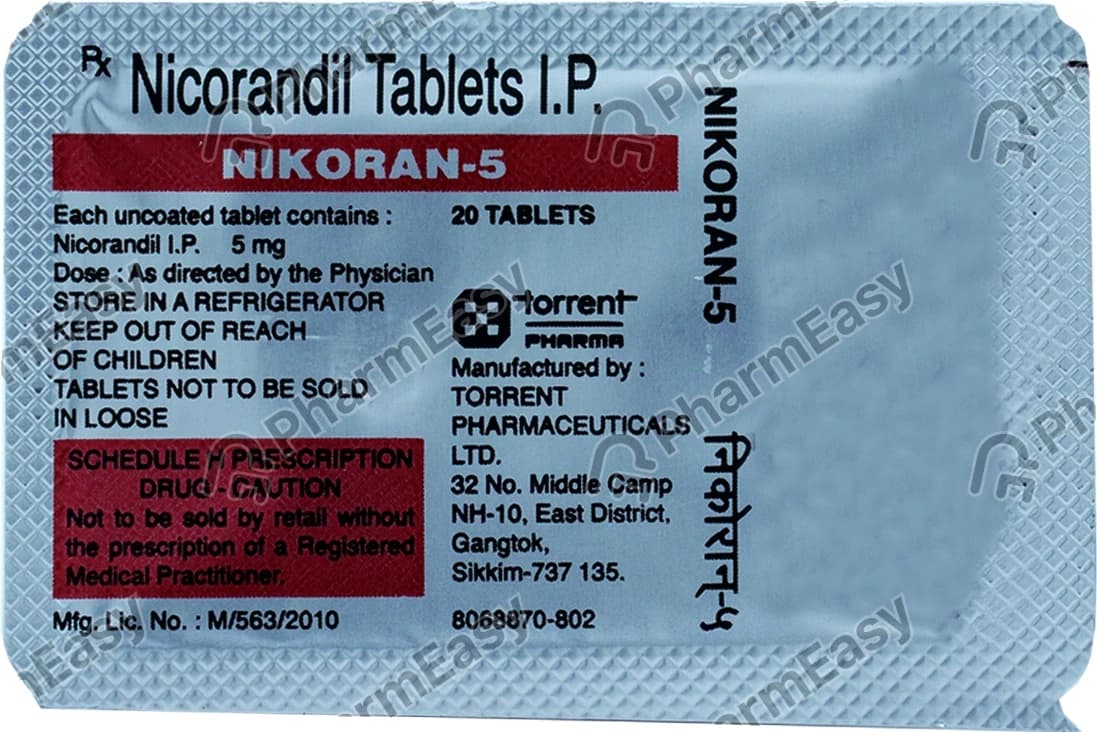NIKORAN 5MG TAB 20`S