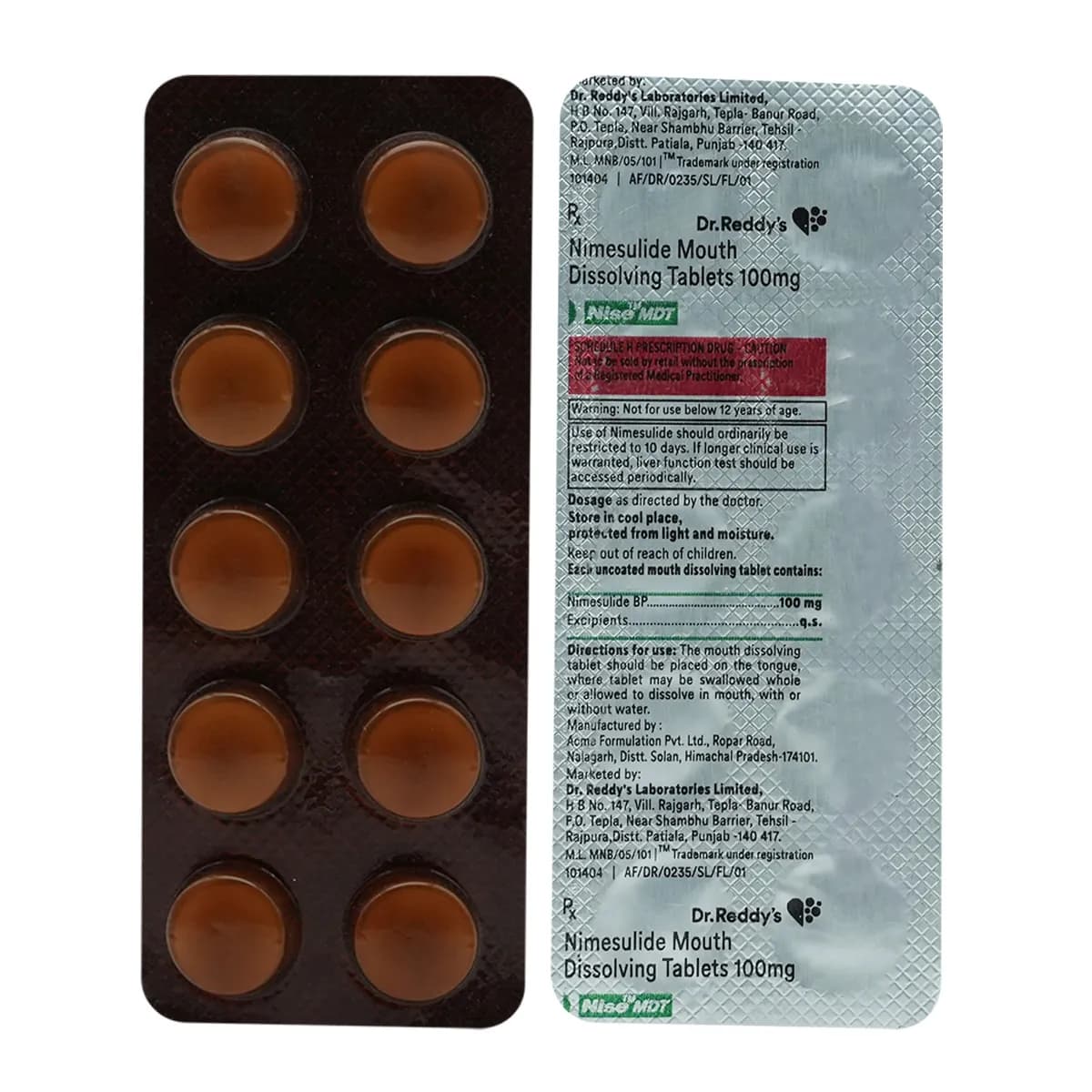 NISE MDT 100MG TAB