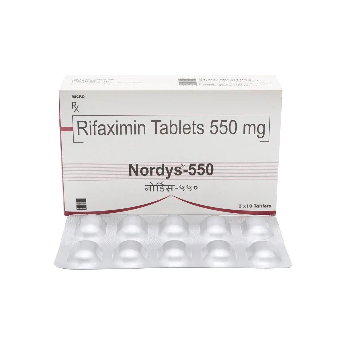 NORDYS 550MG TAB
