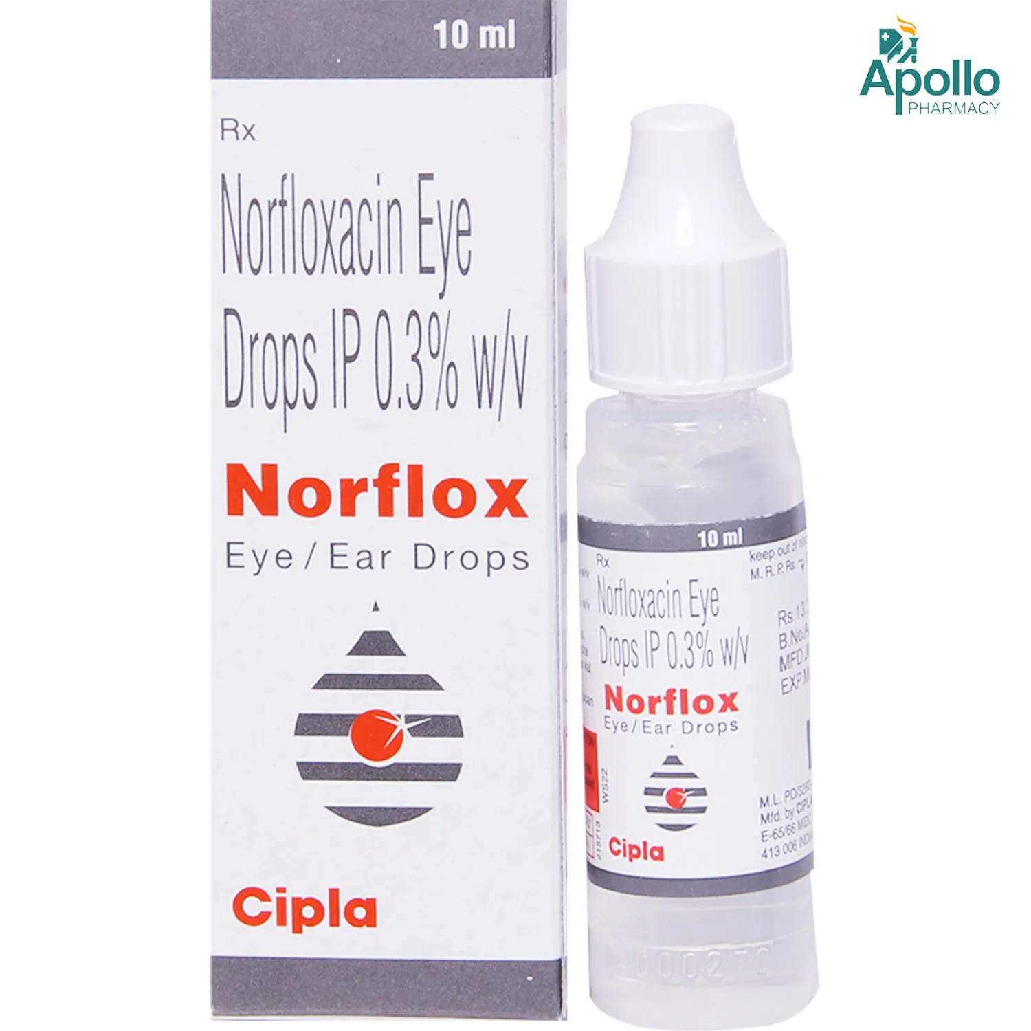 NORFLOX E/D DROPS 10ML