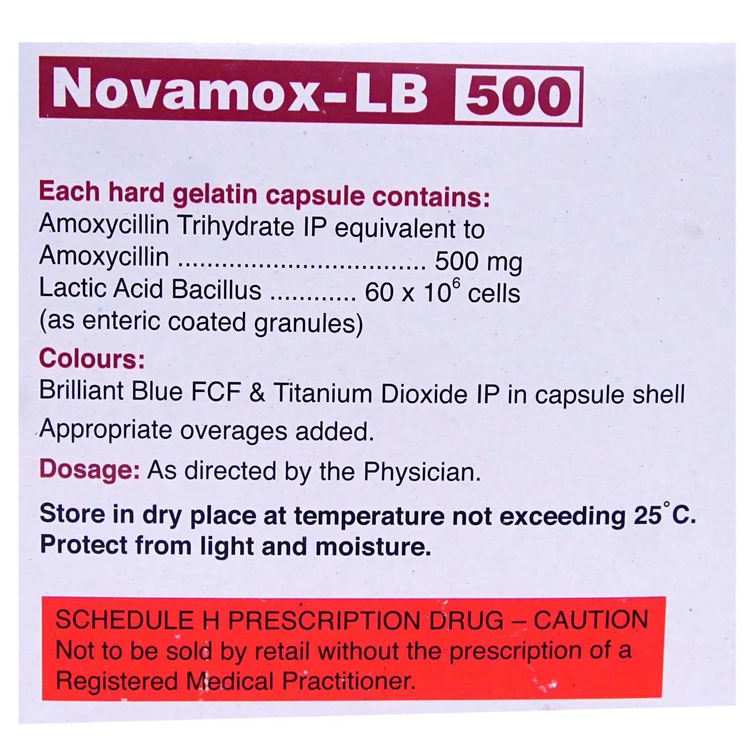 NOVAMOX 500 LB