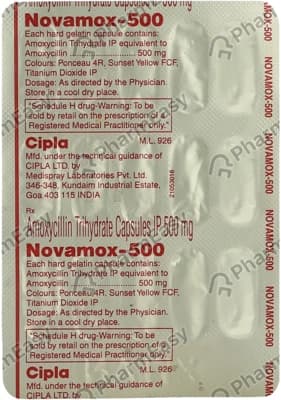 NOVAMOX 500MG