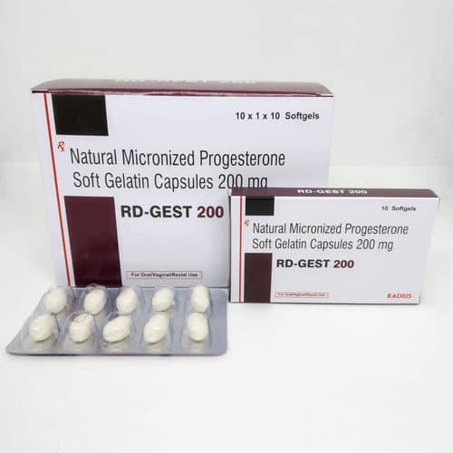 NREIC GEST-200MG SOFTGEL CAPS