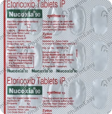 NUCOXIA XP 90MG TAB