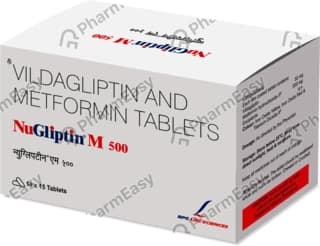 NUGLIPTIN M 500MG TAB