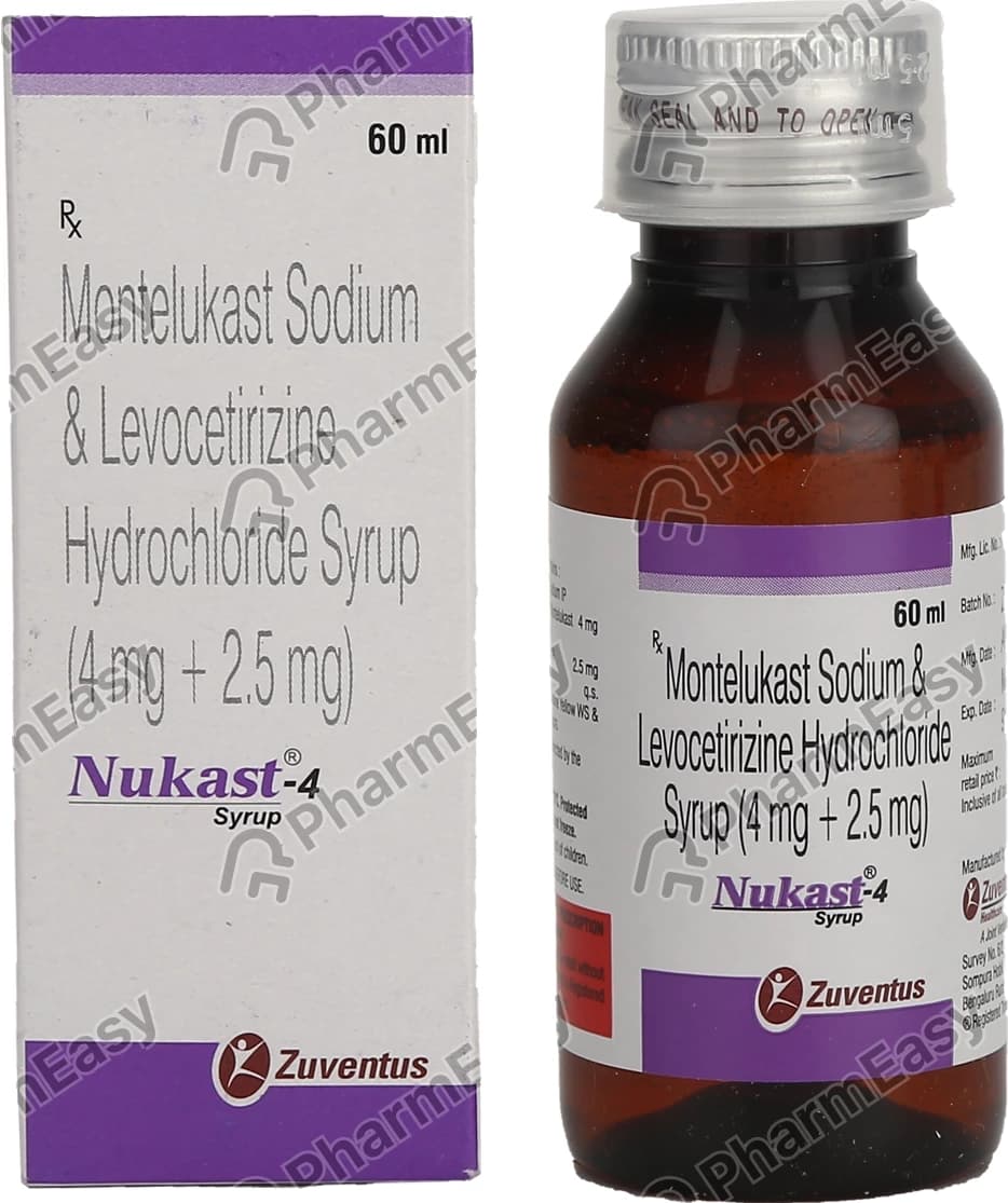 NUKAST 4MG SYRUP