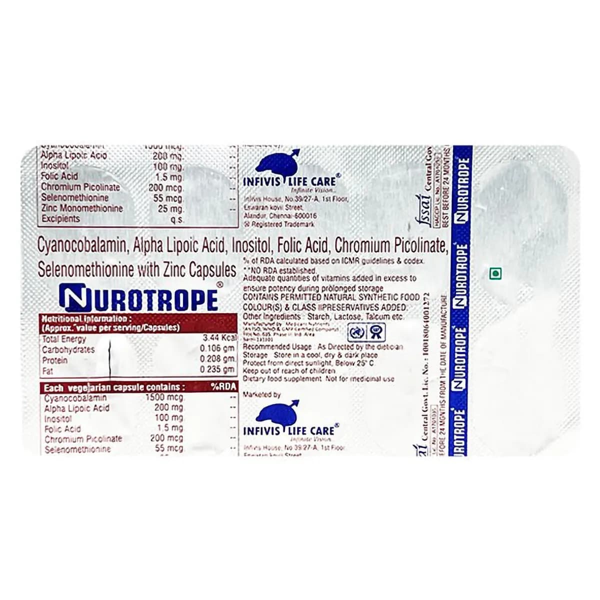 NUROTROPE CAP
