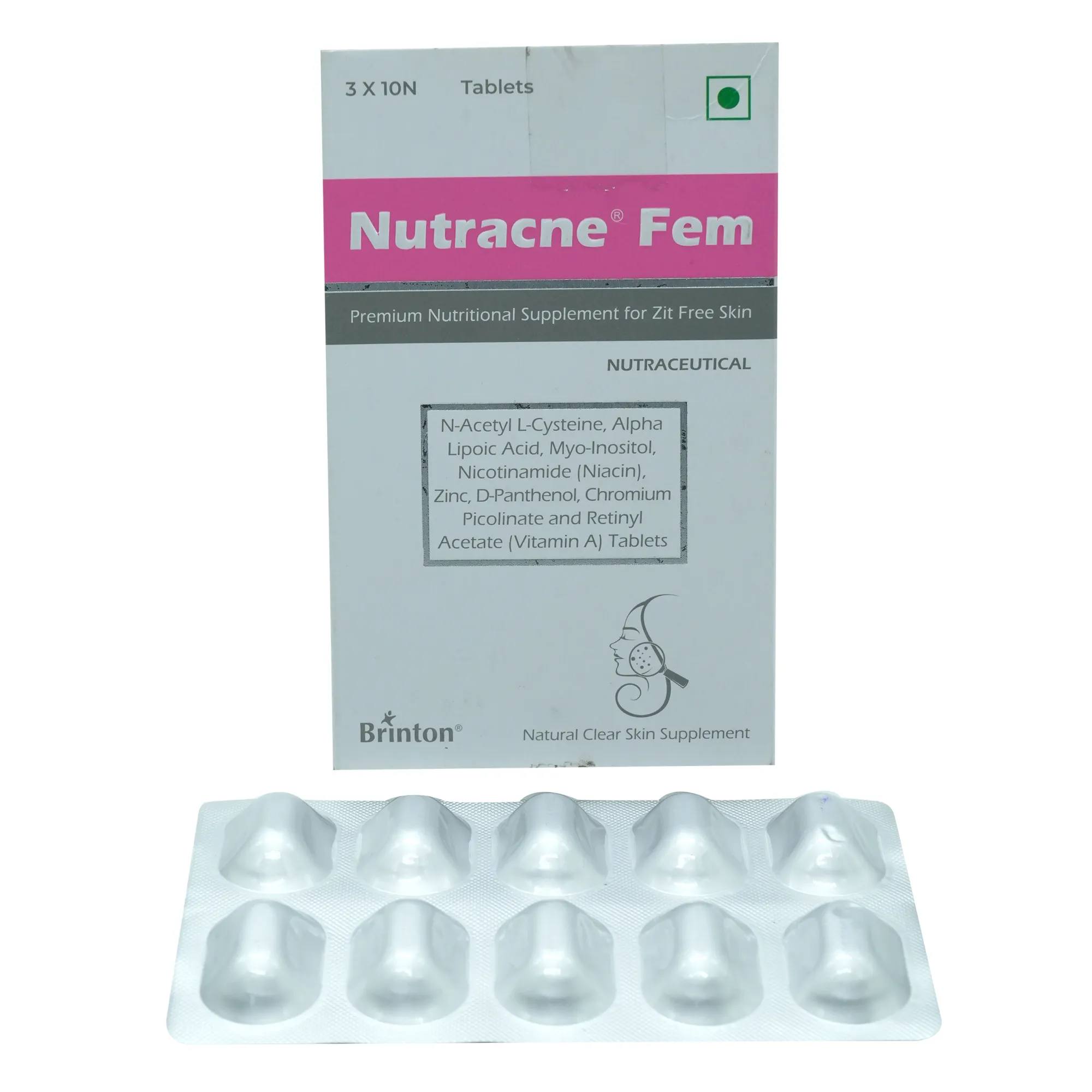 NUTRACNE FEM TAB