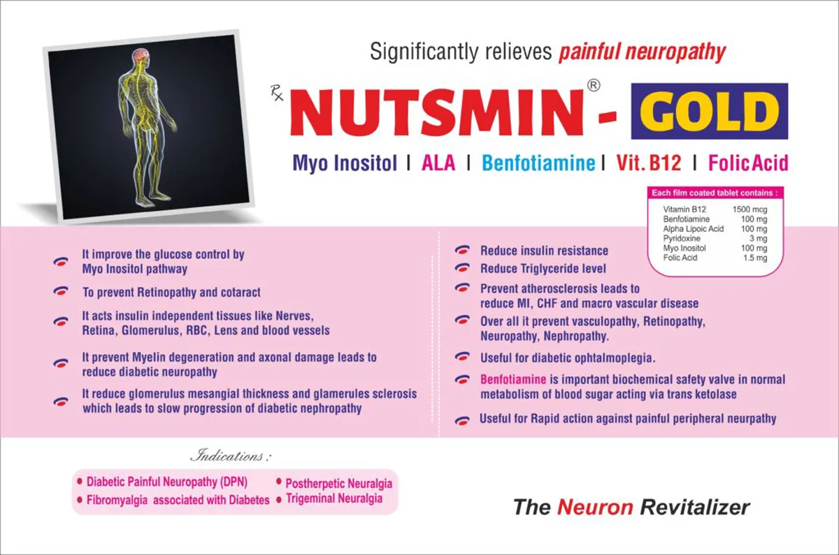 NUTSMIN GOLD TAB 10`S