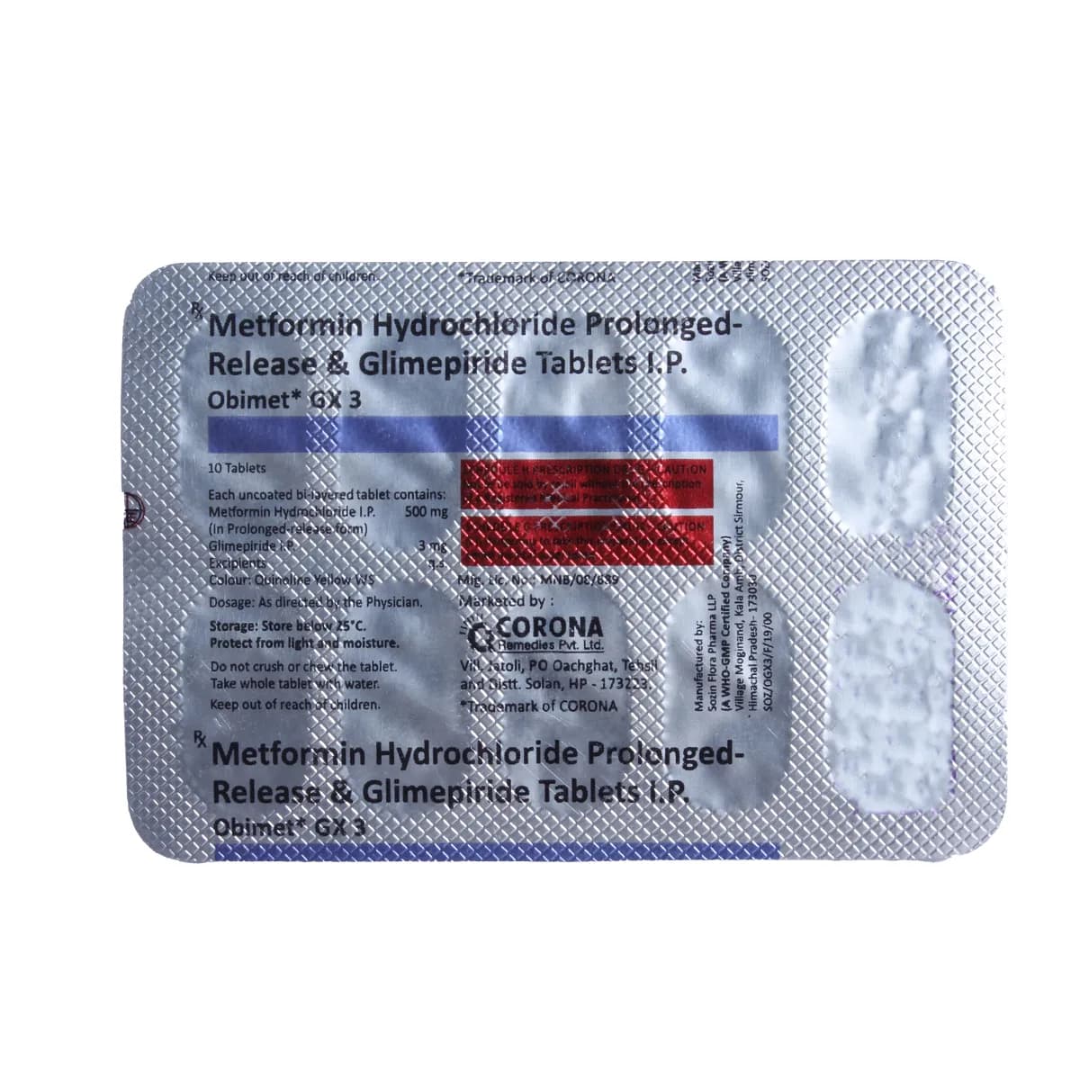 OBIMET GX 3 FORTE TAB