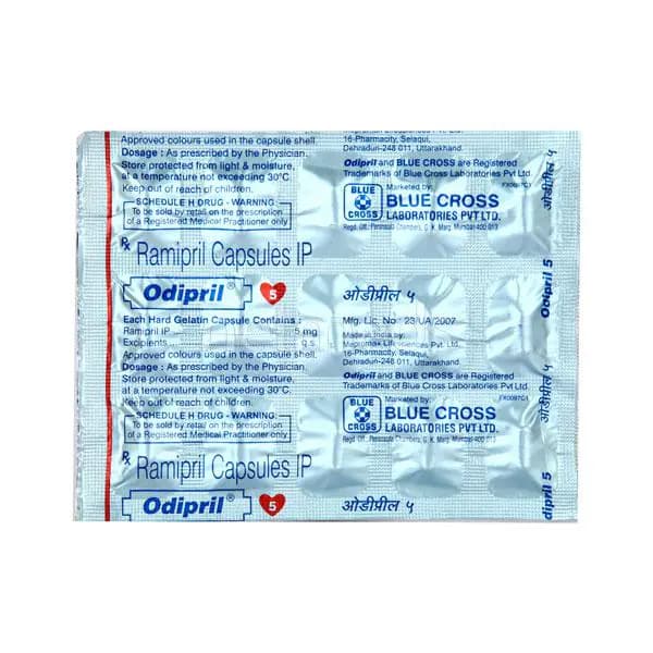 ODIPRIL 5MG CAPS 15`S