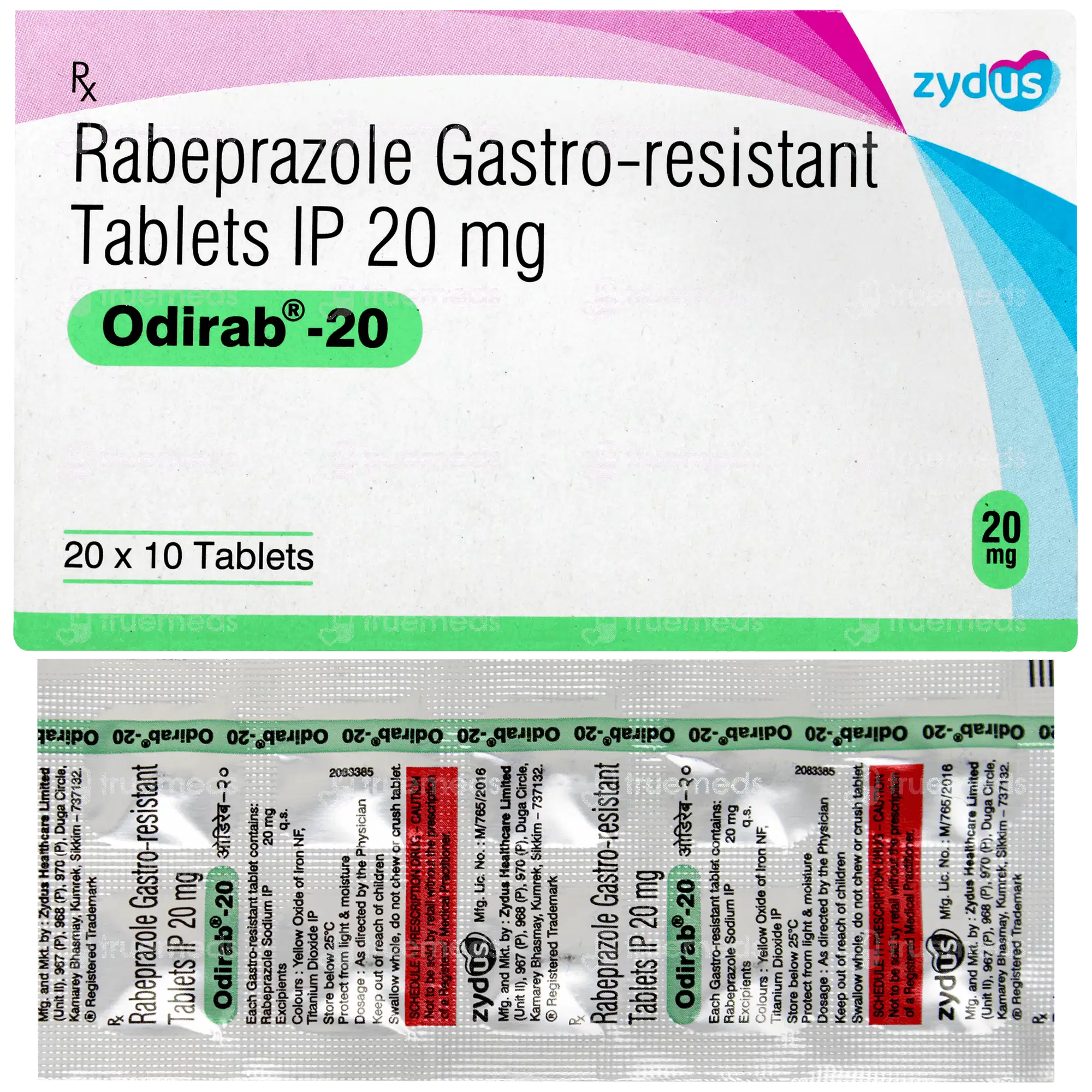 ODIRAB 20MG 10`S