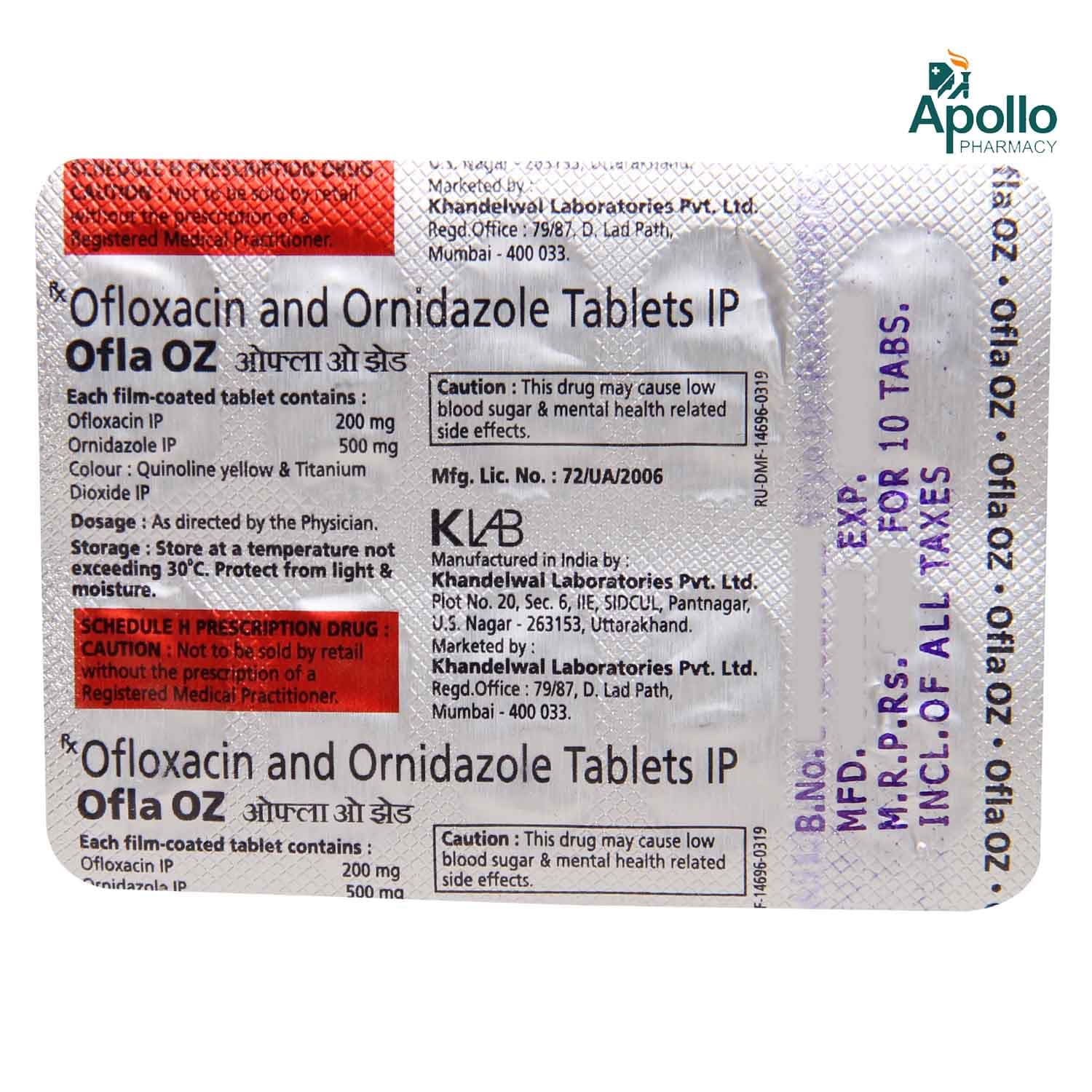 OFLA OZ TAB