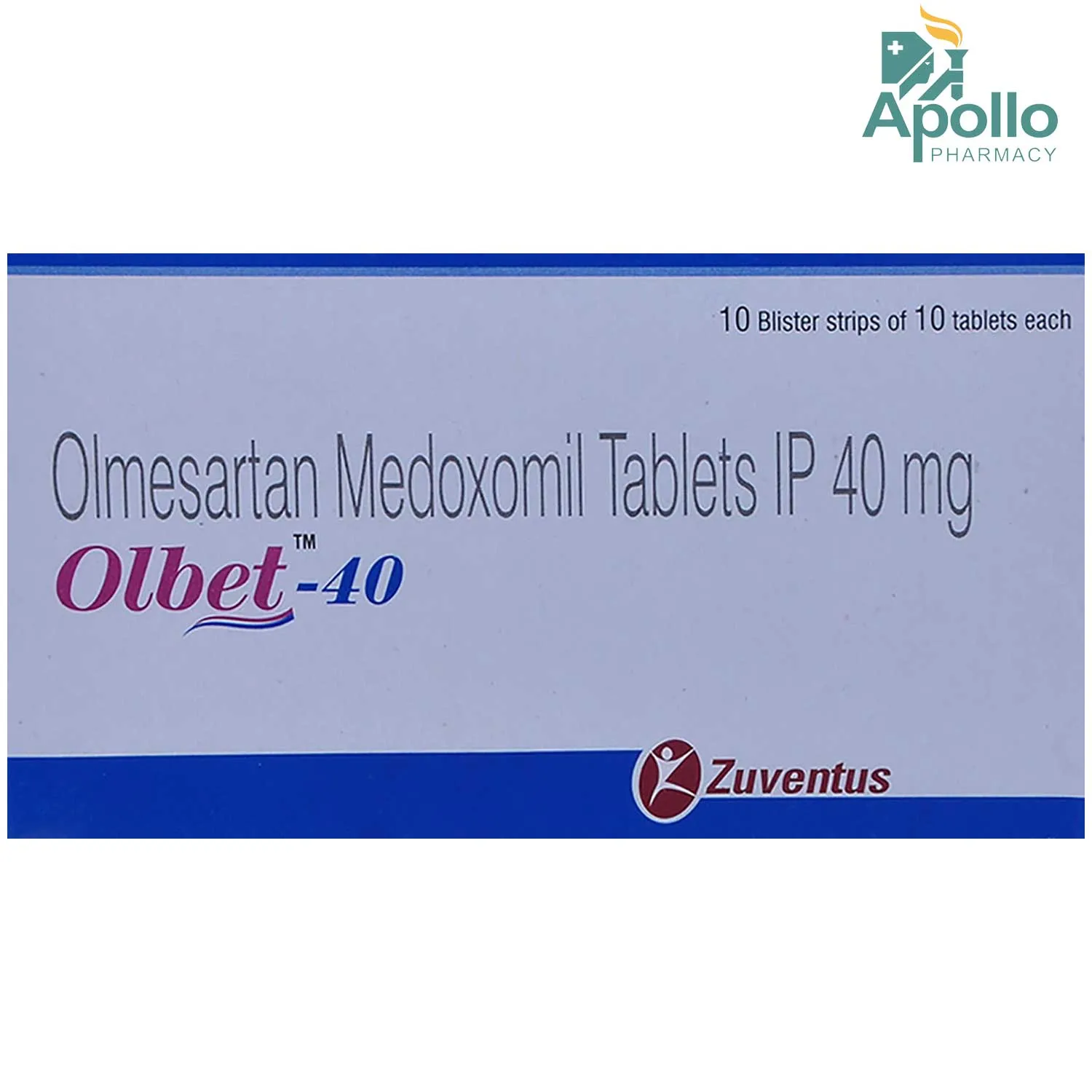 OLBET TRIO 40MG TAB