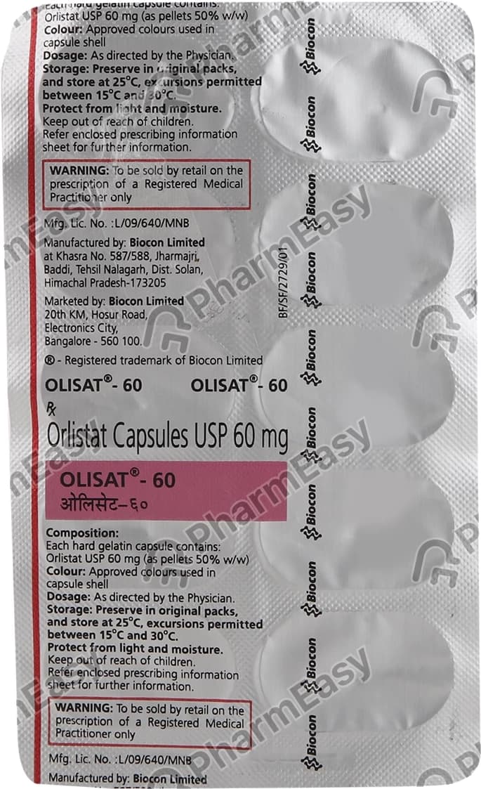 OLISAT 60MG CAPS