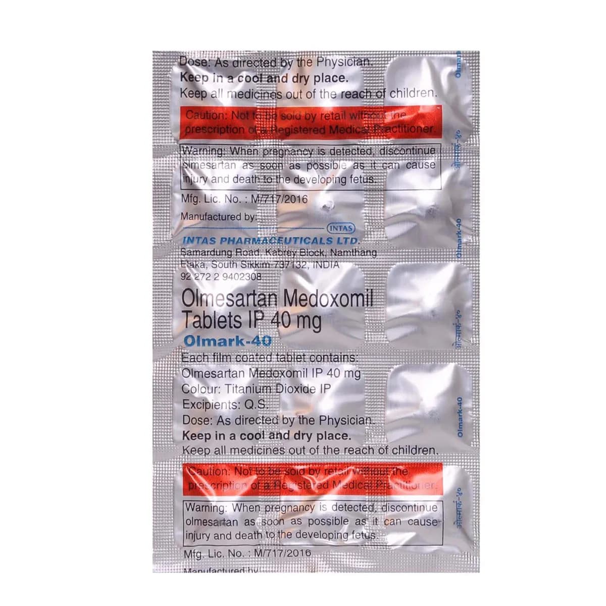 OLMARK 40MG TAB