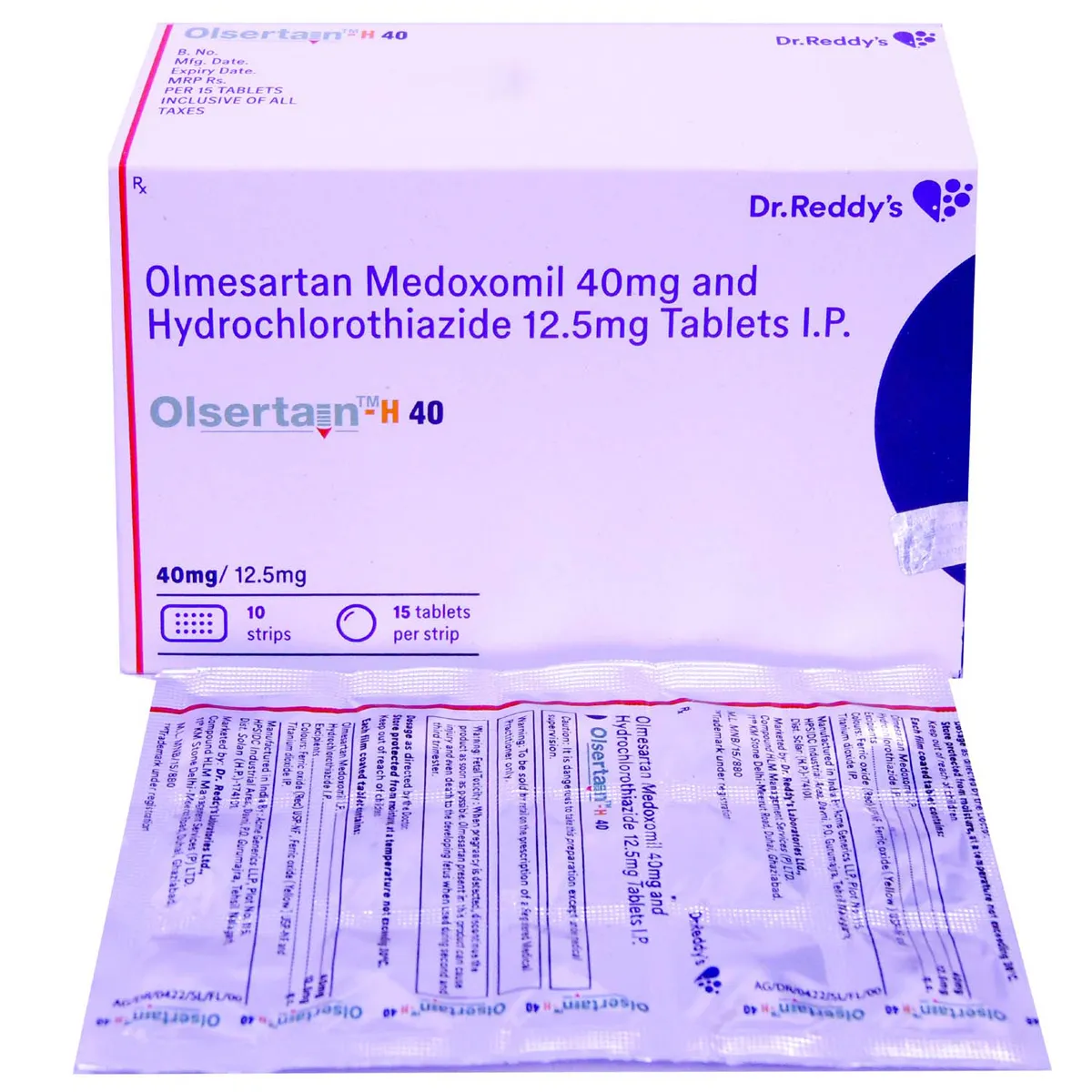 OLSERTAIN H 40MG TAB
