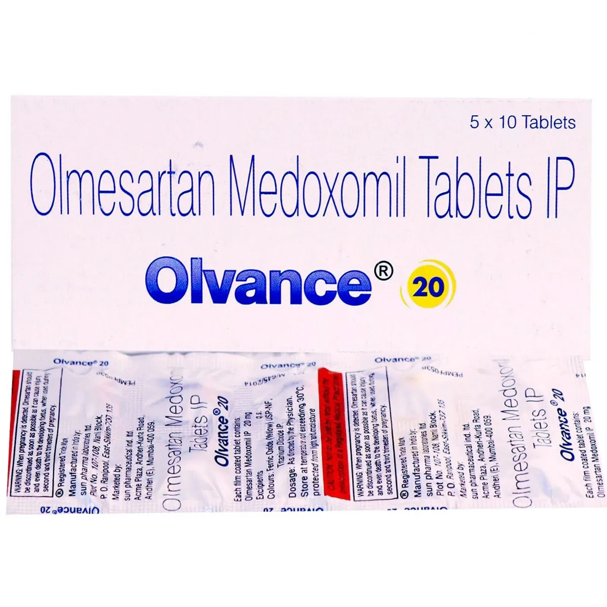 OLVANCE 20MG TAB