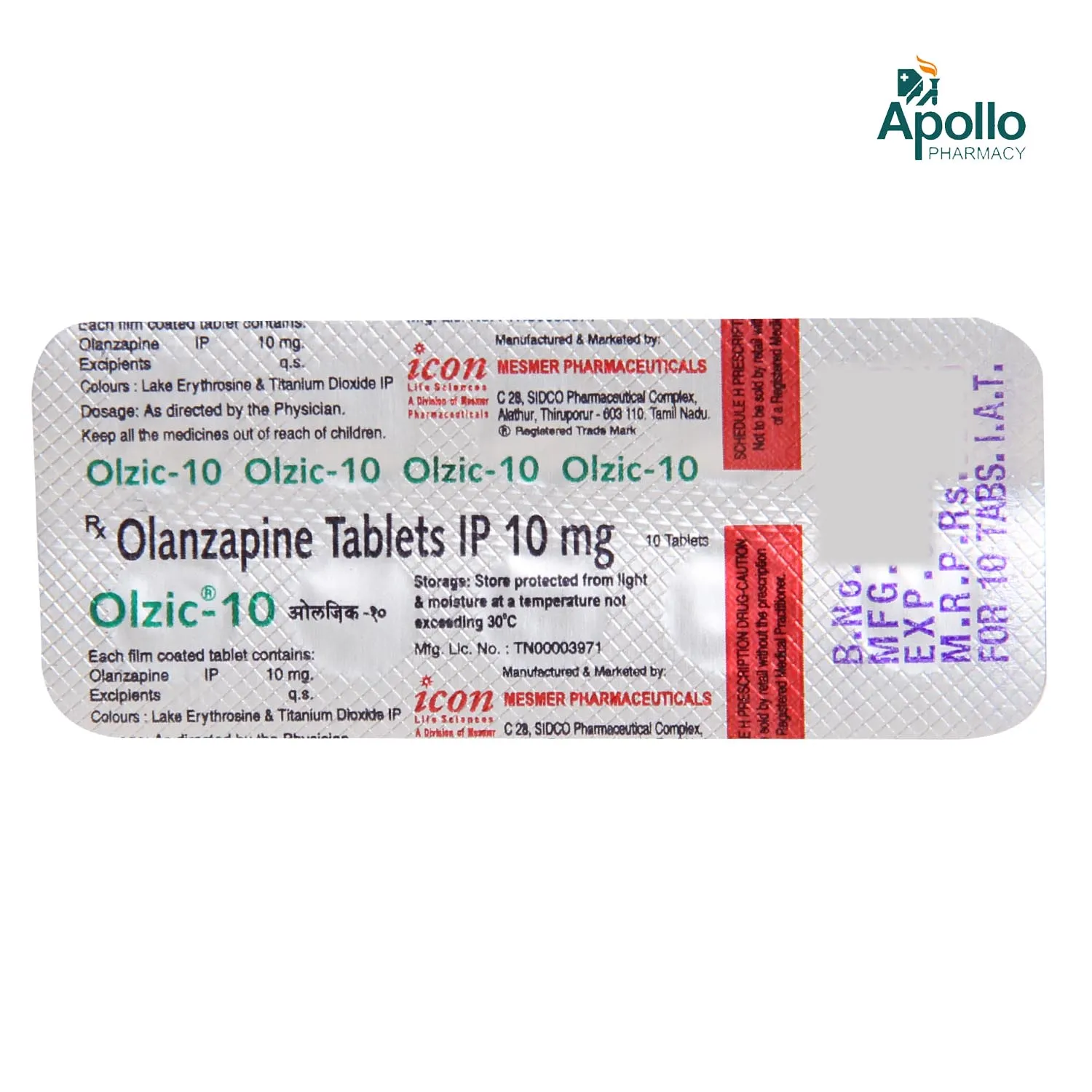 OLZIC 10MG