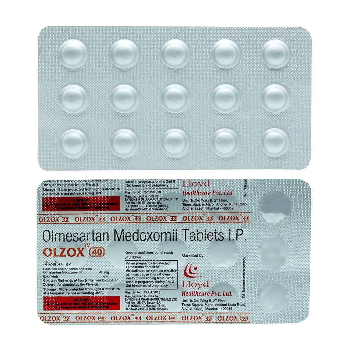 OLZOX 40MG TAB