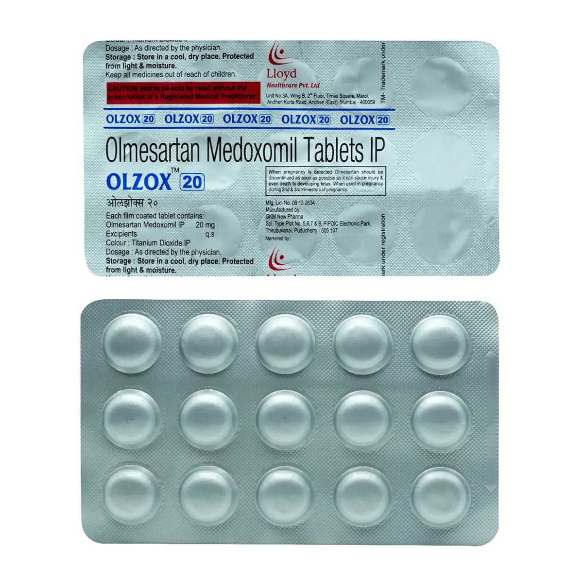 OLZOX -H 20 TAB 15`S