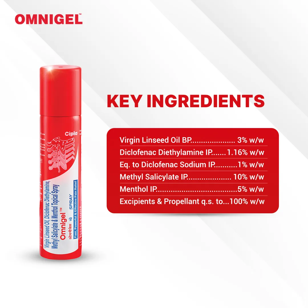 OMNIGEL SPRAY 100GM