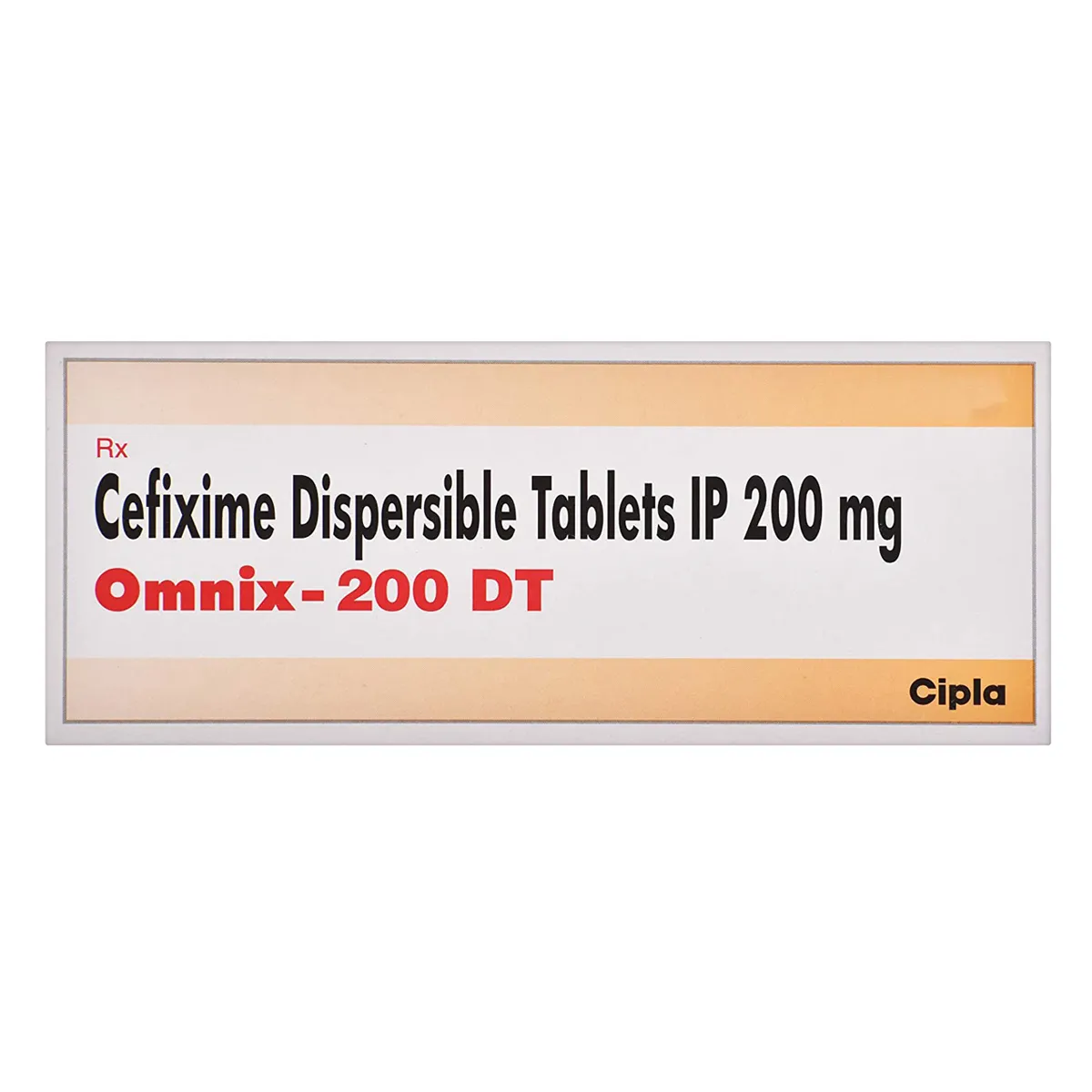 OMNIX 200MG DT TAB 10`S