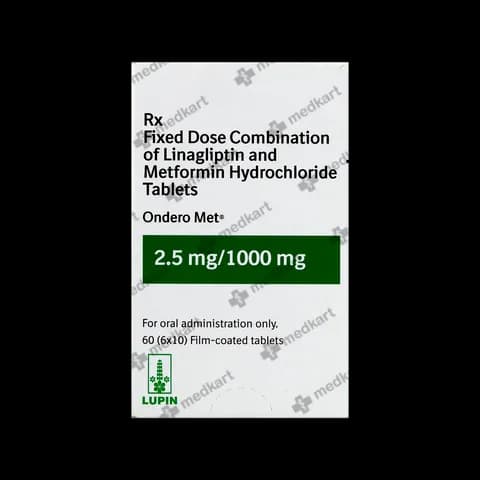 ONDERO MET 2.5MG/1000MG
