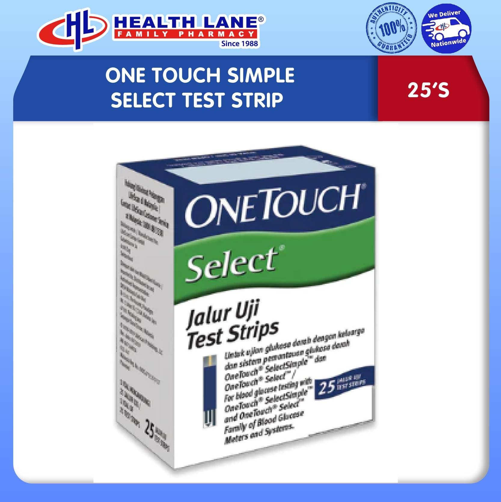 ONE TOUCH SELECT STRIP 25`S